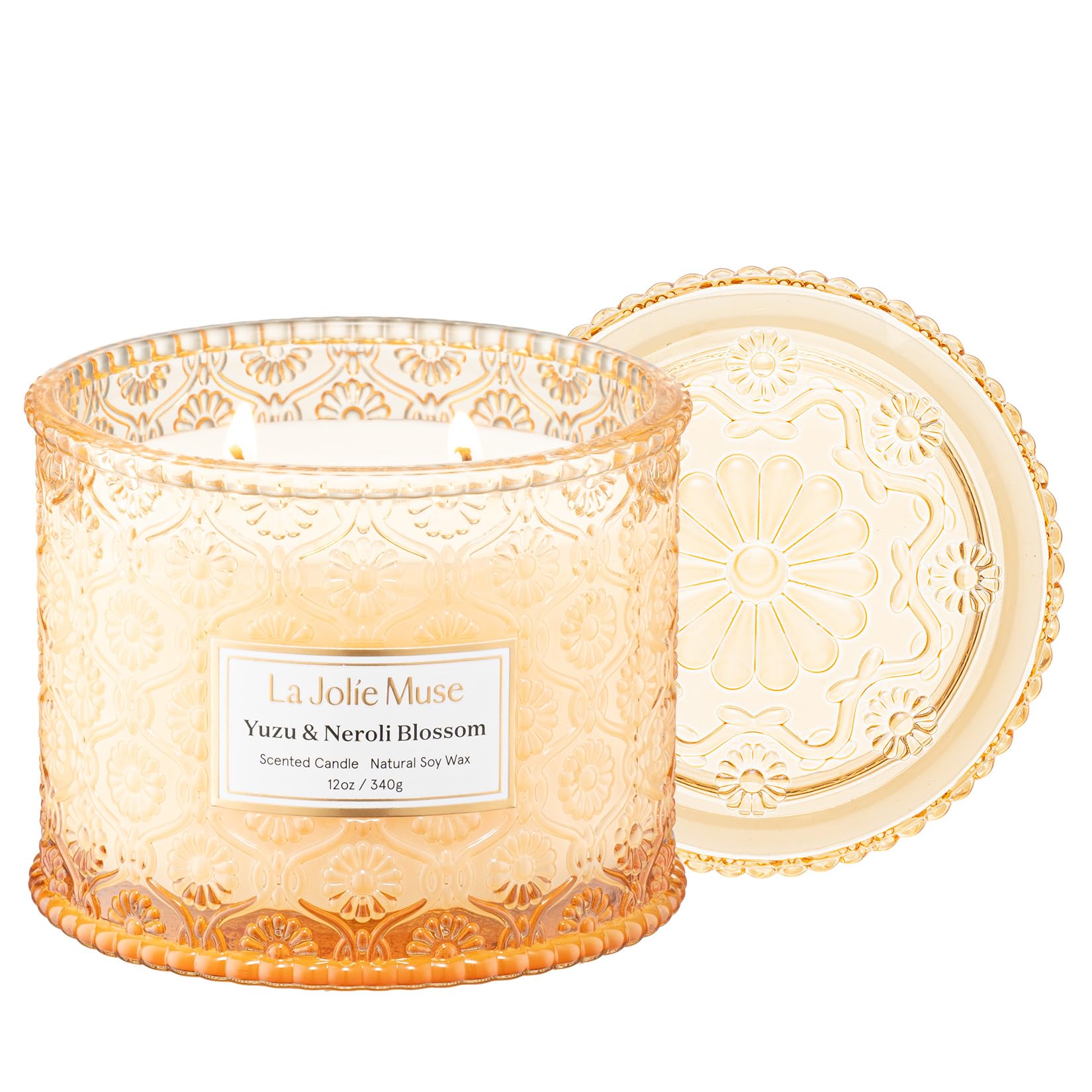 Amazon.com: LA JOLIE MUSE Yuzu & Neroli Blossom Candle - Yuzu